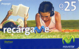 Guatemala Tarjeta Telefonica Movistar Q.25 - Guatemala