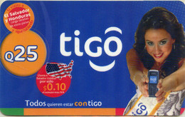 Guatemala Tarjeta Tigo Q.25 - Guatemala