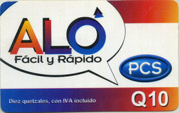 Guatemala Tarjeta ALO Q.10 - Guatemala