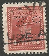 CANADA / PERFORE N° 209 OBLITERE - Perfin