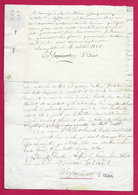 Manuscrit Daté De 1818 - Haute Saône - Leffond - Échange D'une Pièce De Prés - Manuscripts