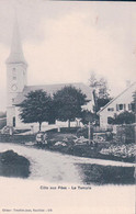 Côte Aux Fées NE, Enfants Devant Le Temple (519) - La Côte-aux-Fées