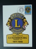 Carte Maximum Card Lions Club Oblit. Spéciale 1992 Luxembourg - Maximumkaarten