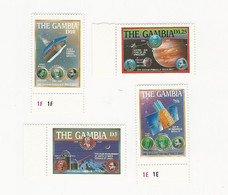 Gambie - 1988 - 350e Ann. De La Publication Des "Discours" De Galilée - N° 758 à 761 ** - Gambia (1965-...)