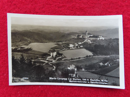 AK: Echtfoto - Maria -Langegg, Wallfahrtskirche Und Servitenkloster, Ungelaufen (Nr.3642) - Wachau