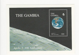 Gambie - 1989 - 20e Ann. De La Mission Apollo 11 Et Du 1er Homme Sur La Lune - N° BF89 ** - Gambia (1965-...)