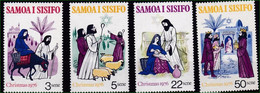 1976 Samoa I Sisifo. Mi: 342-345 ** Weihnachten - Christmas - Navidad - Natale, Noel 4 Werte - Samoa