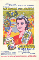 VIEUX PAPIERS BUVARD ANCIEN CAFE MASDA SAO PAULO BRESIL  20 X 13 CM - Caffè & Tè