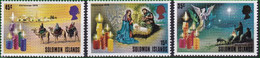 1975 British Solomon Islands. Mi: 280-282 **. Weihnachten - Christmas - Navidad - Natale, Noel - Islas Salomón (...-1978)