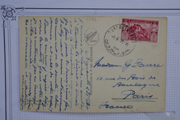 AV16 GRAND LIBAN  BELLE CARTE 1934 BEYROUTH  POUR PARIS FRANCE ++ AFFRANCH. PLAISANT - Briefe U. Dokumente