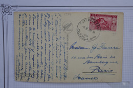 AV16 GRAND LIBAN  BELLE CARTE 1934 BEYROUTH  POUR PARIS FRANCE ++ AFFRANCH. PLAISANT - Storia Postale