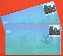 United Nations New York 2001 / Headquarters, Pidgeon, 34 C / Stationery - Covers & Documents