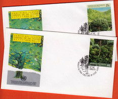 United Nations New York 1988 / Survival Of The Forests / FDC - Briefe U. Dokumente
