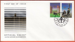 United Nations New York 1990 / Crime Prevention / FDC - Covers & Documents