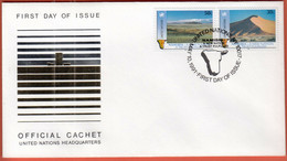 United Nations New York 1991 / Namibia / FDC - Lettres & Documents