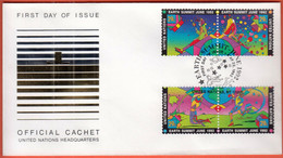 United Nations New York 1992 / EARTH SUMMIT / FDC - Lettres & Documents