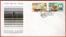 United Nations New York 1992 / Science And Technology For Development, Computer / FDC - Covers & Documents