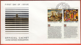 United Nations New York 1993 / Human Rights Series, German Language / FDC - Briefe U. Dokumente