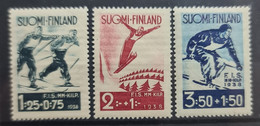 FINLAND 1938 - MNH - Sc# B31-B33 - Nuovi