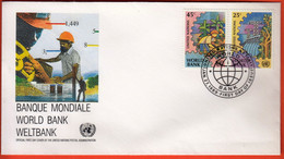 United Nations New York 1989 / World Bank / FDC - Storia Postale