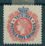 VICTOIRIA, 5 SHILLING UNUSED FROM 1901, HINGE TRACE - Nuovi