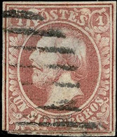 Luxembourg Luxemburg 1852 Guillaume III. Wilhelm III. 1Sgr. Cachet Barres Michel:2 - 1852 Guillermo III