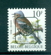 Belgique 1990 - Y & T  N. 512 Préoblitéré - Oiseaux (Michel N. 2404 Y) - Typografisch 1986-96 (Vogels)