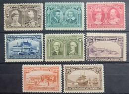 CANADA 1908 - MLH - Sc# 96-103 - Tercentenaire De Québec - Complete Set! - Unused Stamps