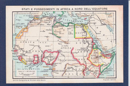 CPA Italie Colonie Afrique Noire Non Circulé Maps Afrique Du Nord - Other & Unclassified