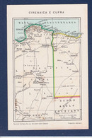 CPA Italie Colonie Afrique Noire Non Circulé Maps Cirenaica E Cufra - Other & Unclassified