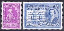 Belgian Congo, Congo Belge 1956 Mi#332-333 Mint Hinged - Ungebraucht