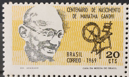 C 650 Brazil Stamp Mahatma Gandhi Centenary 1969 - Otros & Sin Clasificación