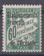 Oceania Oceanie 1926 Timbres-taxe Yvert#6 Mint Never Hinged - Ongebruikt