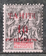 Tahiti 1903 N°31  *TB Cote 12€ - Ungebraucht