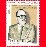 Nuovo - MNH - ITALIA - 2002 - 20º Anniversario Della Morte Di Carlo Alberto Dalla Chiesa - Ritratto - 0.41 - 2001-10: Mint/hinged