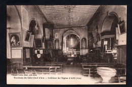 (RECTO / VERSO) ARS - INTERIEUR DE L' EGLISE - TOMBEAU DU SAINT CURE D' ARS - CPA - Ars-sur-Formans