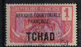 TCHAD        N°  YVERT :  19  ( 5 ) OBLITERE       (OB 10 / 16 ) - Used Stamps