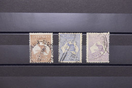 AUSTRALIE - 3 Kangourous Oblitérés - L 122954 - Used Stamps