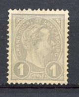 LUX -  Yv N° 69   (*)  1c Adolphe Ier Cote 2,5 Euro BE   2 Scans - 1895 Adolfo De Perfíl