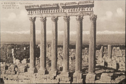 Libanon - Baalbek // Les 6 Colonnes Du Grand Temple (Vue Prise Du Sud) 19?? - Lebanon