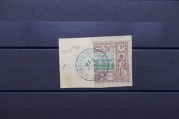 CÖTE DES SOMALIS - Demi Timbre 10ct Sur Fragment De Djibouti En 1901 - L 122977 - Oblitérés