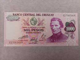 Billete De Uruguay De 1000 Pesos, Año 1874, UNC - Uruguay