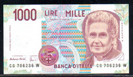 659-Italie 1000 Lire 1990 CG706W - 1000 Lire