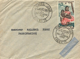 (Océanie) Cinquantenaire De La Mort Du Peintre Gauguin - Premier Jour Papeete Le 24 Septembre 1953 - Storia Postale
