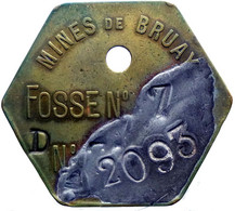 BRUAY En Artois  - Jeton Des Mines De Bruay (9214-2) - Professionnels / De Société