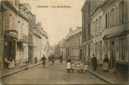 Péronne * La Rue St Furcy * épicerie * Commerces Magasins - Peronne