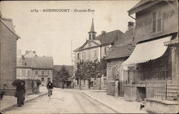 CPA Audincourt Doubs, Grand Rue - Sonstige Gemeinden