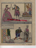 87- LIMOGES- PROGRAMME CIRQUE THEATRE -M. BEAUCAIRE OPERETTE ANDRE MESSAGER-TZAREWITCH-LEHAR-1930-RIGILETTO VERDI - Programs