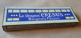 Ancienne Boite De Crayons (vide) En Carton Baignol & Farjon Crésus - Boîtes