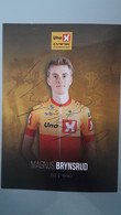 Magnus Brynsrud Uno X 2022 Signée - Cycling